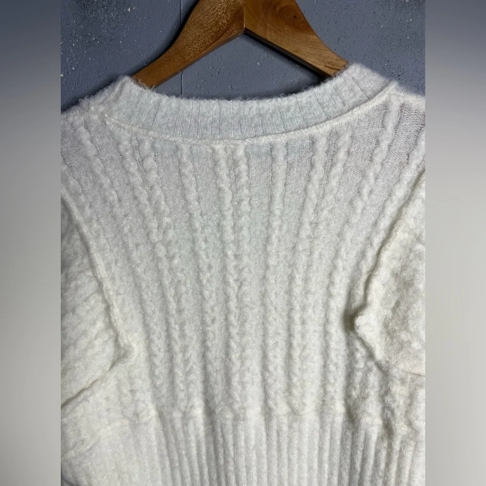 Free People Keep Me Warm Bodysuit Coconut Milk Ivory White Women's Size XL